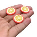 Aplique Emborrachado Limão Siciliano 20mm – 6 Unds - Imagem 4