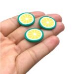 Aplique Emborrachado Laranja 20mm – 6 Unds - Imagem 4