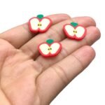 Aplique Emborrachado Maça 18mm – 6 Unds - Imagem 4