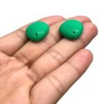 Base Brinco Imitação Pedra 21mm Resina - 1 Par - Imagem 3