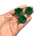 Aplique Flor De Malha 2,5mm - 10 Unds - Imagem 2