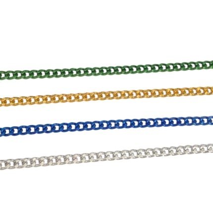 Corrente Grau 1.5 Lixado Alumínio - Metro