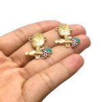 Entremeio Cálice P/ Terço 15x27mm Dourado - 1 Und - Imagem 4