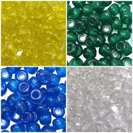 Miçangão Tererê Transparente 10mm – 500 Gramas