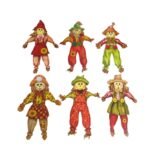 Kit Junino Espantalho Papel - 6 Unds