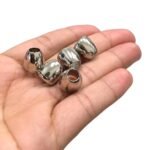 Ponteira Lisa Abs 12x12mm Níquel – 10 Unds - Imagem 3