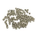 Conta Quadrada 8mm Níquel - 20 Gramas