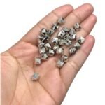 Conta Quadrada 8mm Níquel - 20 Gramas - Imagem 2