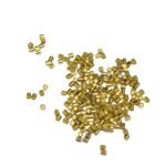 Tubo Redondo 2x2 Dourado Exclusivo - 0,05 Gramas