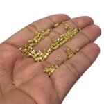 Tubo Redondo 2x2 Dourado Exclusivo - 0,05 Gramas - Imagem 3