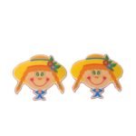 Aplique Termocolante Menina 7cm Junino – 2 Unds