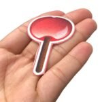 Aplique Termocolante Maça Do Amor 7cm Junino – 2 Unds - Imagem 3