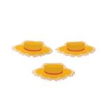 Aplique Termocolante Chapéu 8cm Junino – 2 Unds