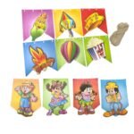 Bandeira Junina Papel - 8 Metros