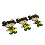 Aplique Emborrachado Menina 47mm – 1 Und - Imagem 4