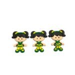 Aplique Emborrachado Menina 47mm – 1 Und