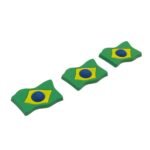 Aplique Emborrachado Bandeira Do Brasil - 1 Und - Imagem 3