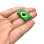 Aplique Emborrachado Bandeira Do Brasil - 1 Und - Imagem 4