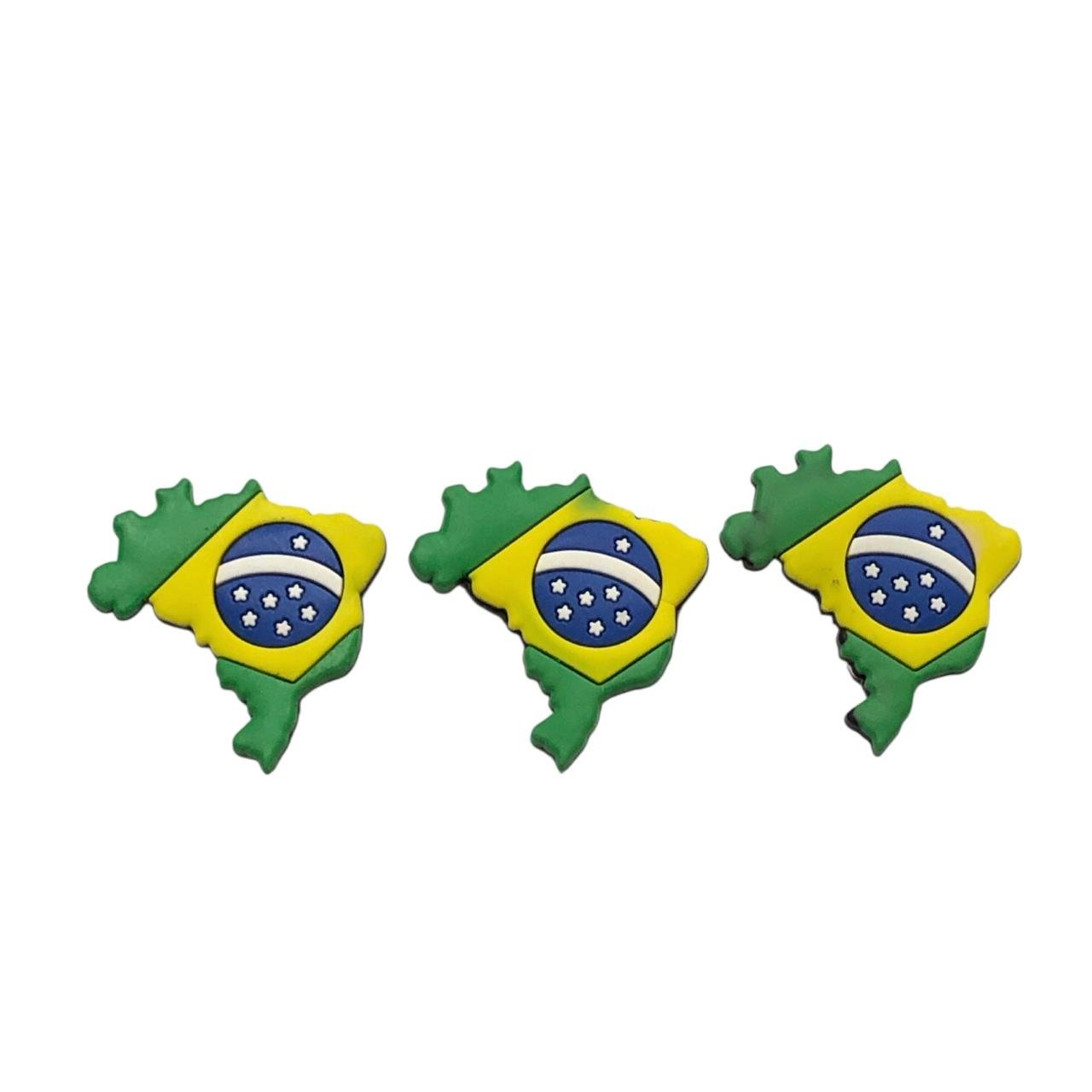 WhatsApp Image 2026-04-14 at 14.50.00 Aplique Emborrachado Mapa Bandeira Do Brasil - 1 Und - Imagem 1