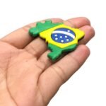 Aplique Emborrachado Mapa Bandeira Do Brasil - 1 Und - Imagem 4