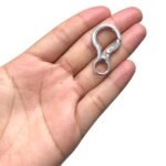 Fecho Mosquetão 38mm Níquel - 1 Und - Imagem 2