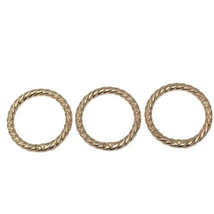 Fecho Redondo Articulado 42mm Dourado– 1 Und