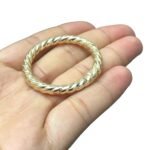 Fecho Redondo Articulado 42mm Dourado– 1 Und - Imagem 3