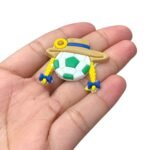 Aplique Junino Bola Futebol 34mm Emborrachado - 1 Und - Imagem 4