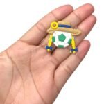 Aplique Junino Bola Futebol 34mm Emborrachado - 1 Und - Imagem 2