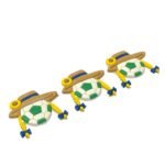 Aplique Junino Bola Futebol 34mm Emborrachado - 1 Und - Imagem 3