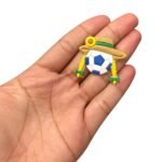 Aplique Junino Bola Futebol 34mm Emborrachado – 1 Und - Imagem 2