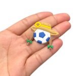Aplique Junino Bola Futebol 34mm Emborrachado – 1 Und - Imagem 4