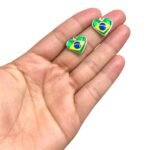 Pingente Mapa Brasil 20mm Níquel - 1 Und - Imagem 2