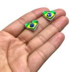 Pingente Mapa Brasil 20mm Níquel - 1 Und - Imagem 4