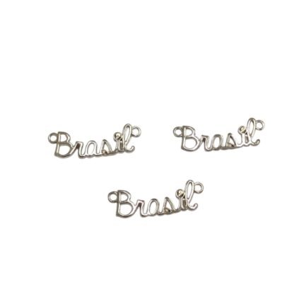 Entremeio Nome Brasil 35mm Níquel - 1 Und