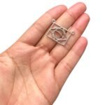 Entremeio Bandeira Brasil C/2 Saídas Níquel – 1 Und - Imagem 2