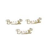 Entremeio Nome Brasil 35mm Dourado – 1 Und