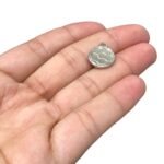 Pingente Bola 15mm Níquel - 1 Und - Imagem 4