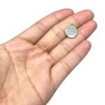 Pingente Bola 15mm Níquel - 1 Und - Imagem 2