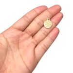 Pingente Bola 15mm Dourado – 1 Und - Imagem 2