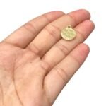 Pingente Bola 15mm Dourado – 1 Und - Imagem 4