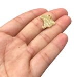 Pingente Mapa Brasil 20mm Dourado – 1 Und - Imagem 4