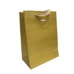 Sacola Papel Dourado 8×19,5×19,5cm – 1 Und