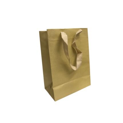 Sacola Papel Dourado 8x19,5x19,5cm  - 1 Und