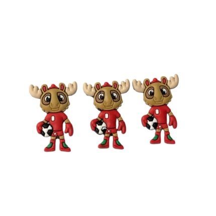 Aplique Emborrachado Alce 43mm - 1 Und