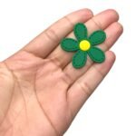 Aplique Emborrachado Flor 38mm - 1 Und - Imagem 3