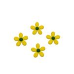 Aplique Emborrachado Flor 23mm – 1 Und