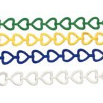 Passamanaria Coração Vazado 1.8cm - Metro