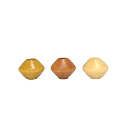Conta Madeira Disco 15x20mm - 1 Und