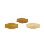 Conta Tubo Sextavado 12x40mm Madeira - 1 Und - Imagem 3